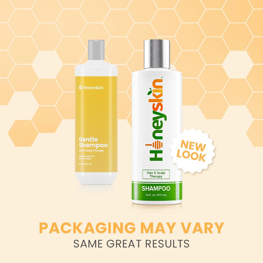 Hair Growth Shampoo for Women with Manuka Honey - Best Shampoo for Thinning Hair and Hair Loss - Sulfate-Free Shampoo for Color-Treated hair and Dry Scalp Hydrating Shampoo (16 oz)