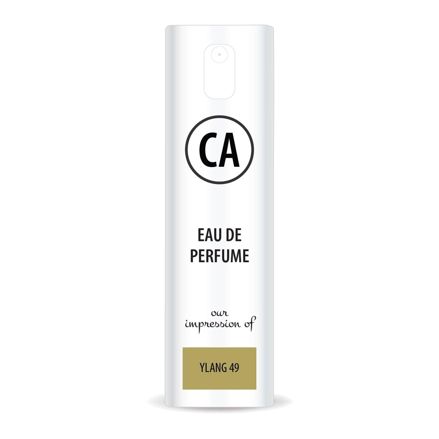 CA Perfume Impression of Ylang 49 for Women Eau De Parfum Chypre Floral Scent Long Lasting Perfumes for Women Travel Size TSA Ready for Day and Night Wear 0.33 Fl Oz 10ml