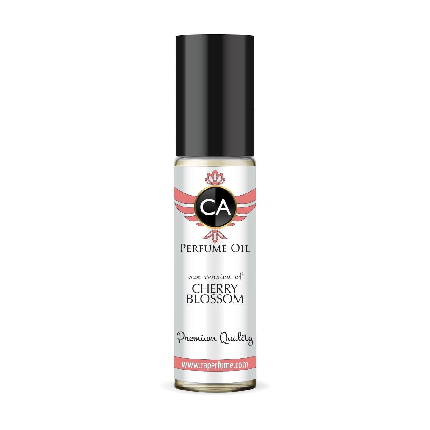 CA Perfume Originals Cherry Blossom Unisex Fragrance Oil Floral Scent Long Lasting Perfumes for Women & Men Travel Size TSA Ready Mini Parfum Body Oil Roll-on 0.33 Fl Oz 10ml
