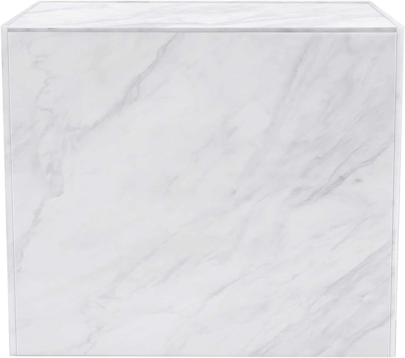 Classycoo Disposable Face Towel Holder, 50 PCS XL Clean Towels Included, Marble Acrylic Container Box for Clean Skin Club, Cotton Facial Wipes Odor-Free for Sensitive-Skin,Bathroom Cosmetic Storage