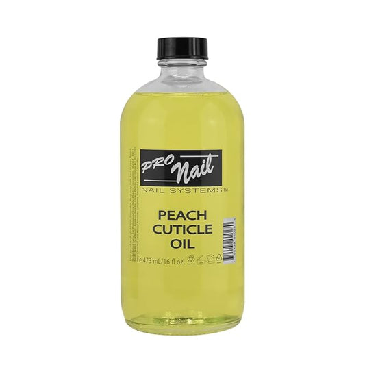 PRONAIL - Cuticle Revitalizing Oil for Nails, Peach, 16 Oz - Professional Strength, Pedicure and Manicure, Moisturizes and Strengthens Nails and Cuticles - Soothing and Nourishing