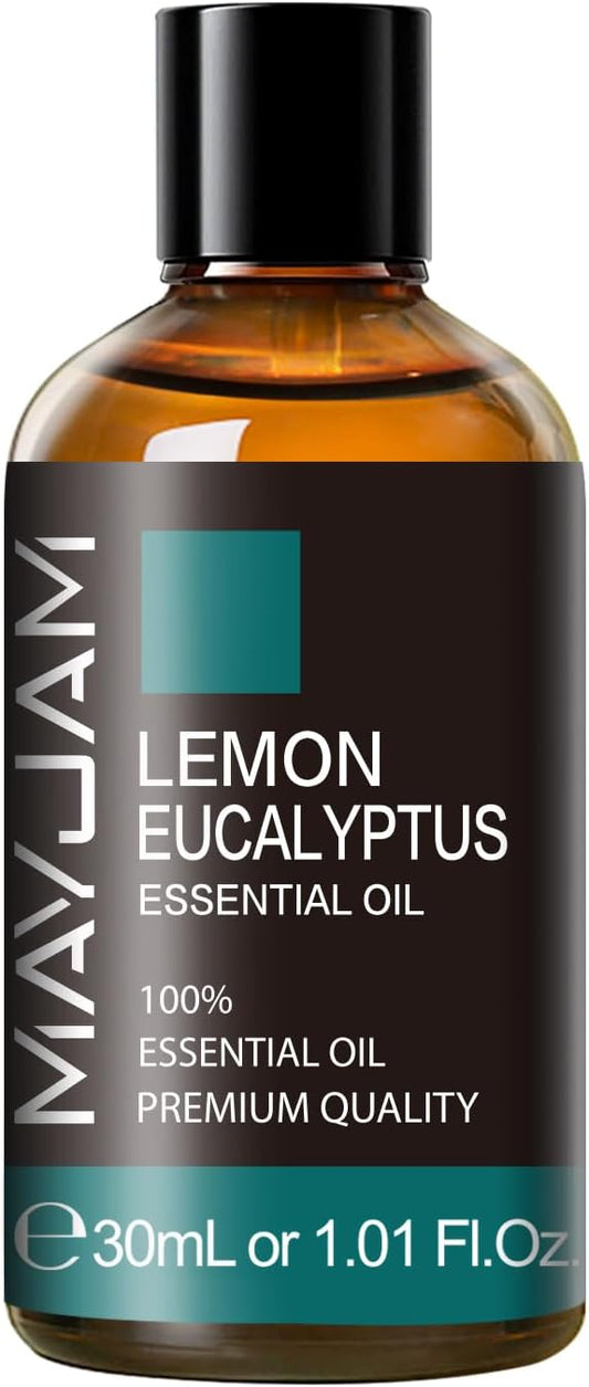 Lemon Eucalyptus Essential Oil 30ML - 1.01FL.OZ Pure Lemon Eucalyptus Oil for Soap Candle Making - Essential Oils for Diffusers for Home