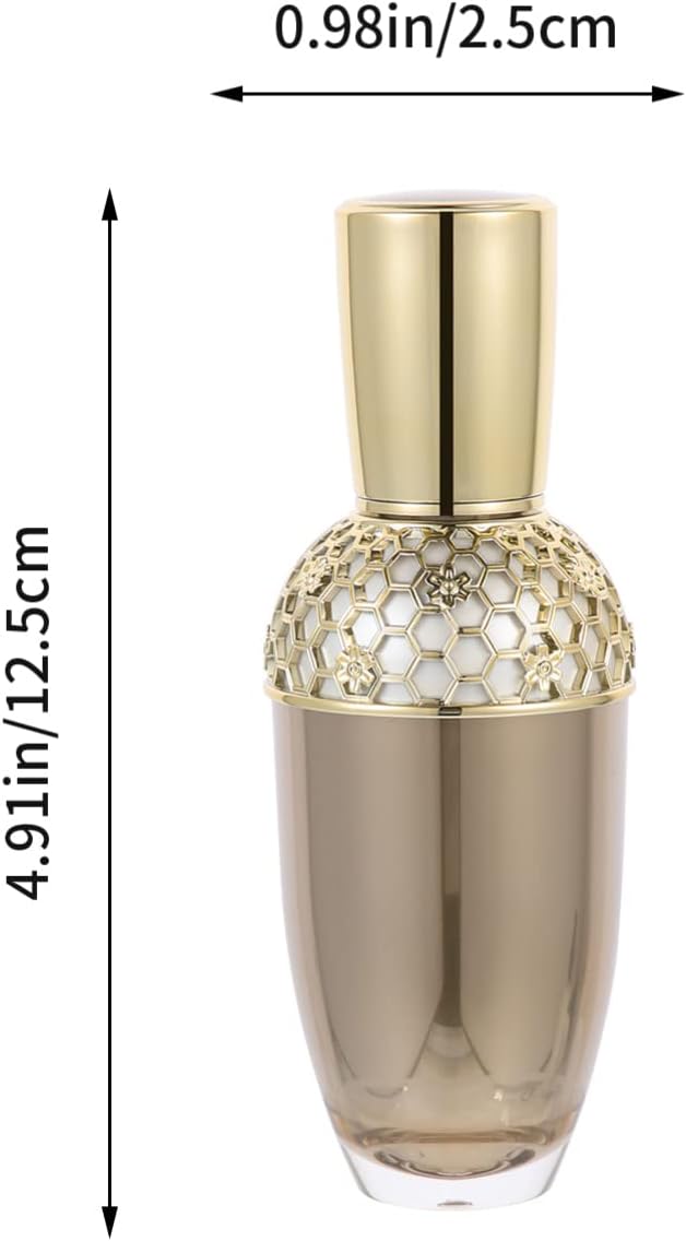 Lotion Bottle Shower Shampoo Container Cream Bottle Leakproof Shampoo Container Press-type Travel Lotion Dispenser Acrylic Make-up Empty Facial