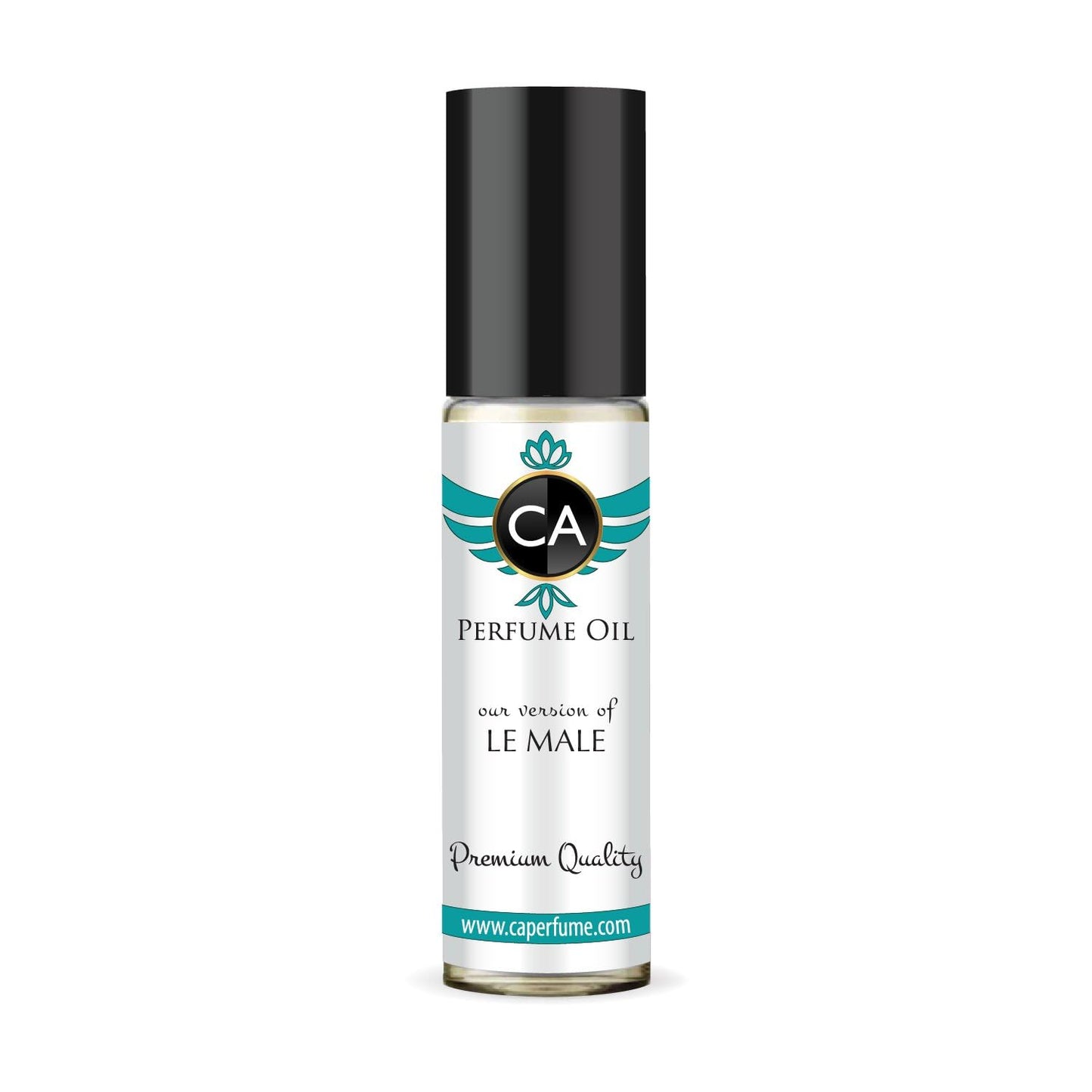 CA Perfume Impression of Le Male for Men Eau De Parfum Amber Fougere Scent Long Lasting Cologne for Men Travel Size TSA Ready for Day and Night Wear 0.33 Fl Oz 10ml