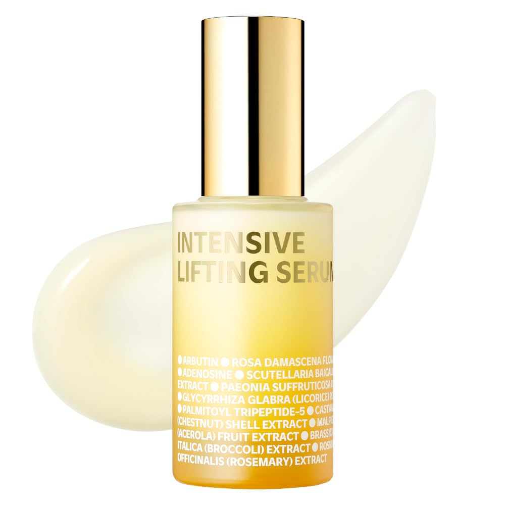 ISOI Intensive Lifting Serum, Premium Hydrating Serum for Skin Elasticity & Firmness, Instant Face Lift, Daily Care for Face & Neck, Korean Skin Care (1.18 fl. oz, 35ml)