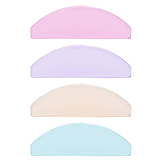 Lash Lift Shields Flat, Lomansa Korean Lash Lift Pads Super Sticky Glueless For NO.1 Perm Soften Lash Lift Rods (Colorful)