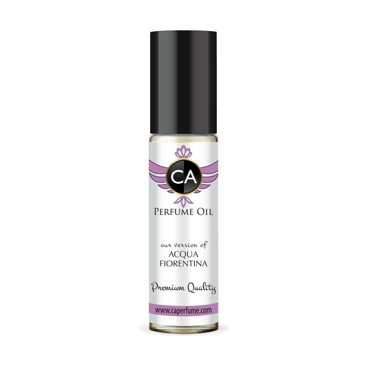 CA Perfume Impression of Acqua Fiorentina for Women Fragrance Oil Floral Fruity Scent Long Lasting Perfumes for Women Travel Size TSA Ready Mini Parfum Body Oil Roll-on 0.33 Fl Oz 10ml