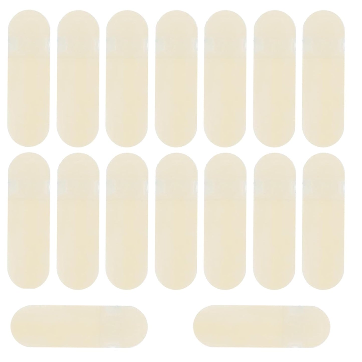 HOINCO 20PCS Eyebrow Practice Tattoo Supplies Fake Skin BrowAid Practice Bandage PMU Silicone Eyebrow Tattoo Conversion Sticker.