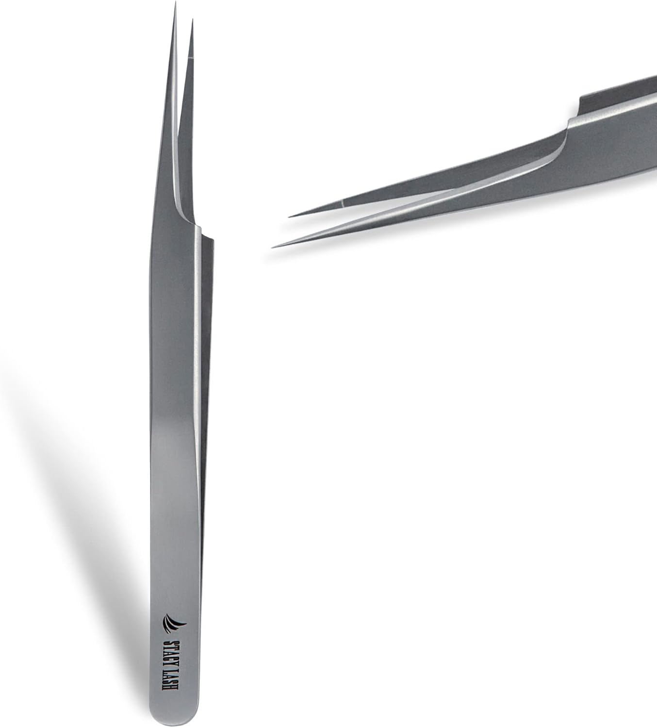 Stacy Lash STL-3 Isolation Eyelash Extension Tweezers/Precision Applicator/Supplies for Classic Extensions, Individual False Lashes/Separator Tool for Mink & Natural Eyelashes/Beauty Tools