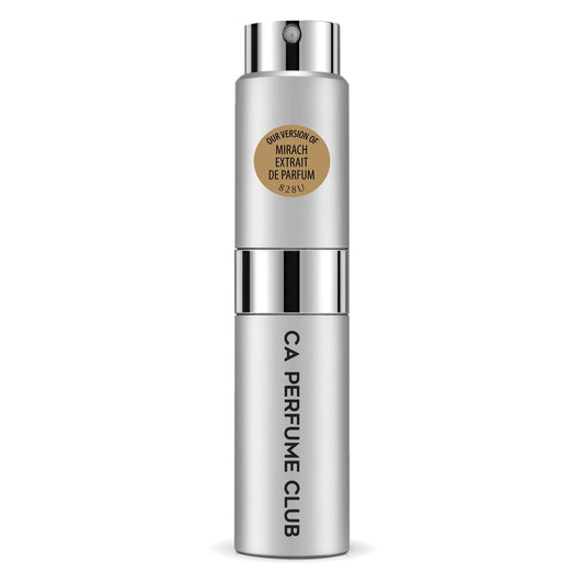 CA Perfume Impression of Mirach Extrait De Parfum for Women and Men Vanilla Scent Long Lasting Unisex Fragrance Eau De Parfum Travel Size Refillable Atomizer Spray 0.27 Fl Oz 8ml