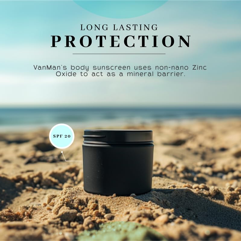 Tallow & Zinc SunBlock (2 pk) 2.8 ounce Water Resistant 20 SPF Sunscreen w/Organic Olive Oil, Beeswax, & More - Sun Screen Protector for Face and Body - Mineral Sunscreen w/Non-Nano Zinc Oxide Barrier