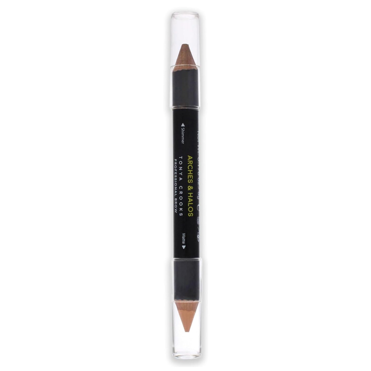 Arches & Halos Brow Highlighting and Concealer Crayon - Golden - Shaping and Shimmer Eyebrow Stick and Highlighter Duo - Soft, Ultra Creamy Formula - Define, and Sculpt for Sharp Brows - 0.176 oz