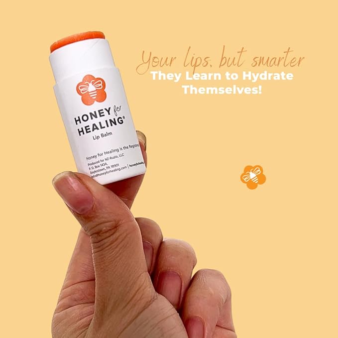 Ultra-Hydrating Tinted Formula Made with Manuka Honey 15+ UMF, Coconut Oil, Beeswax | 12+ Hour Moisture, Zero Waste Recyclable Tube | Lip Moisturizer & Color in One 0.25 oz / 7 gr (Soft Peach)