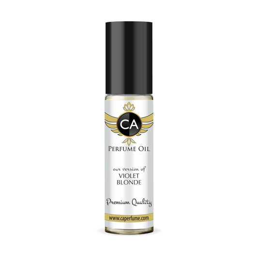 CA Perfume Impression of Violet Blonde for Women Fragrance Oil Floral Woody Musk Scent Long Lasting Perfumes for Women Travel Size TSA Ready Mini Parfum Body Oil Roll-on 0.33 Fl Oz 10ml