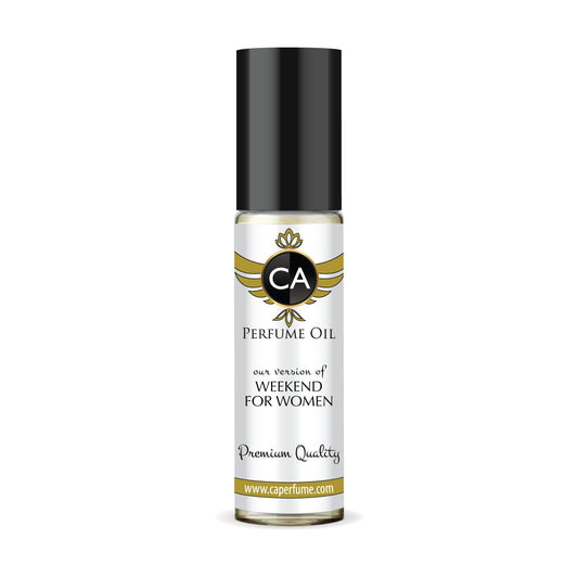 CA Perfume Impression of Weekend For Women Fragrance Oil Floral Scent Long Lasting Perfumes for Women Travel Size TSA Ready Mini Parfum Body Oil Roll-on 0.33 Fl Oz 10ml