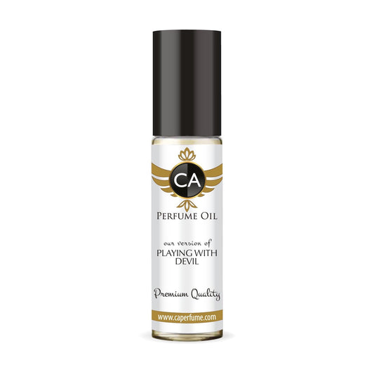 CA Perfume Impression of Playing With Devil for Women Fragrance Oil Amber Floral Scent Long Lasting Perfumes for Women Travel Size TSA Ready Mini Parfum Body Oil Roll-on 0.33 Fl Oz 10ml