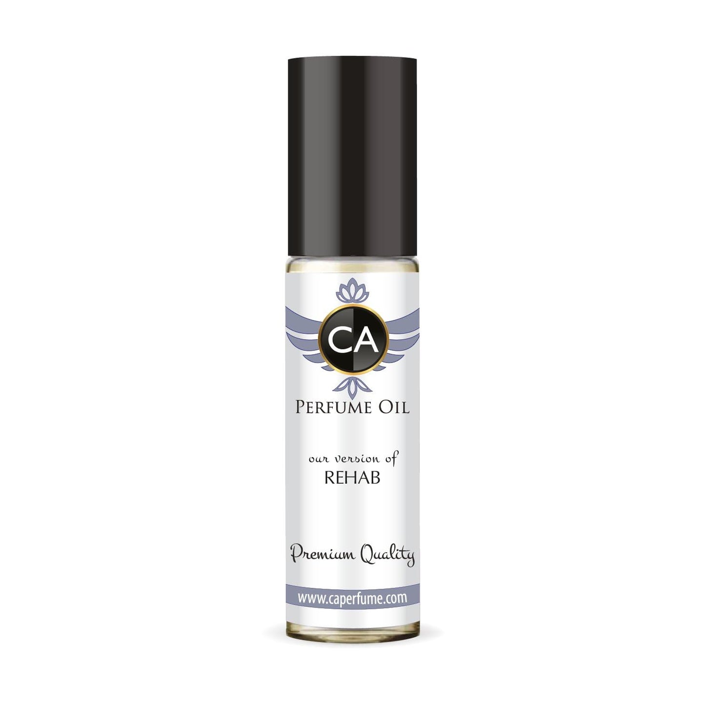 CA Perfume Impression of Rehab Unisex Fragrance Oil Woody Aquatic Scent Long Lasting Perfumes for Women & Men Travel Size TSA Ready Mini Parfum Body Oil Roll-on 0.33 Fl Oz 10ml