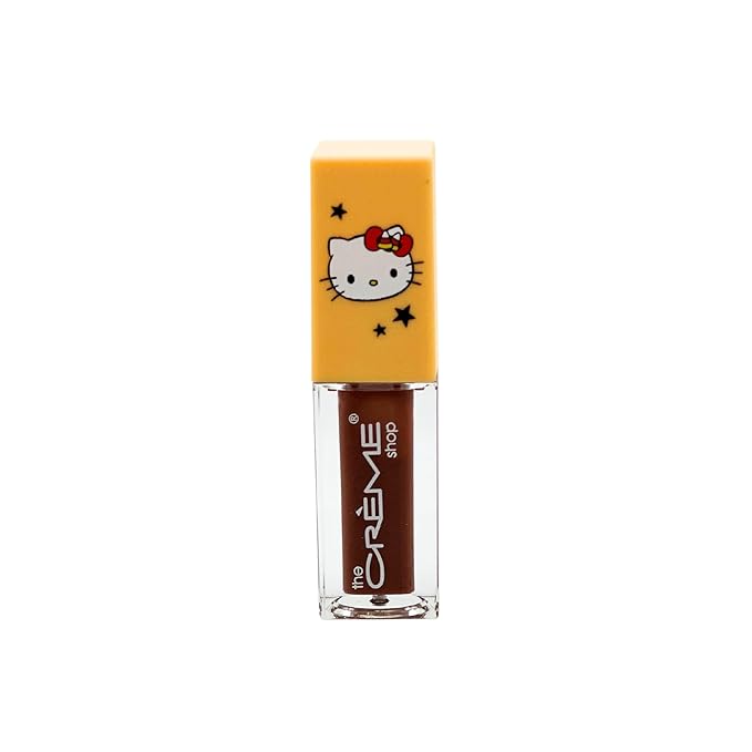 The Crème Shop x Hello Kitty Kawaii Kiss Lip Oil, Hydrating Lip Oil with Jojoba Oil & Vitamin E (Sugar Boo)