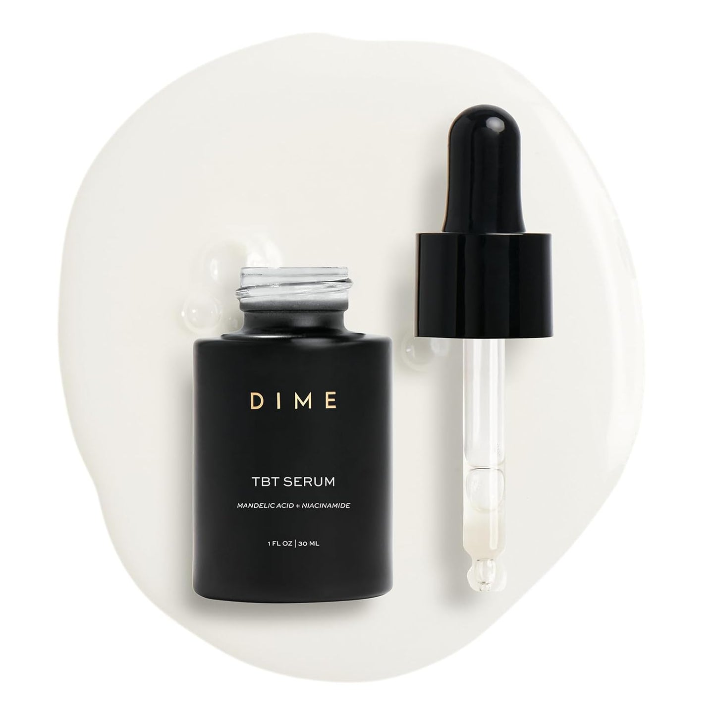 DIME Beauty TBT Serum - Anti-Aging Face Serum With Niacinamide and Mandelic Acid, Hydrating for Youthful Skin, 1 oz (30 mL)