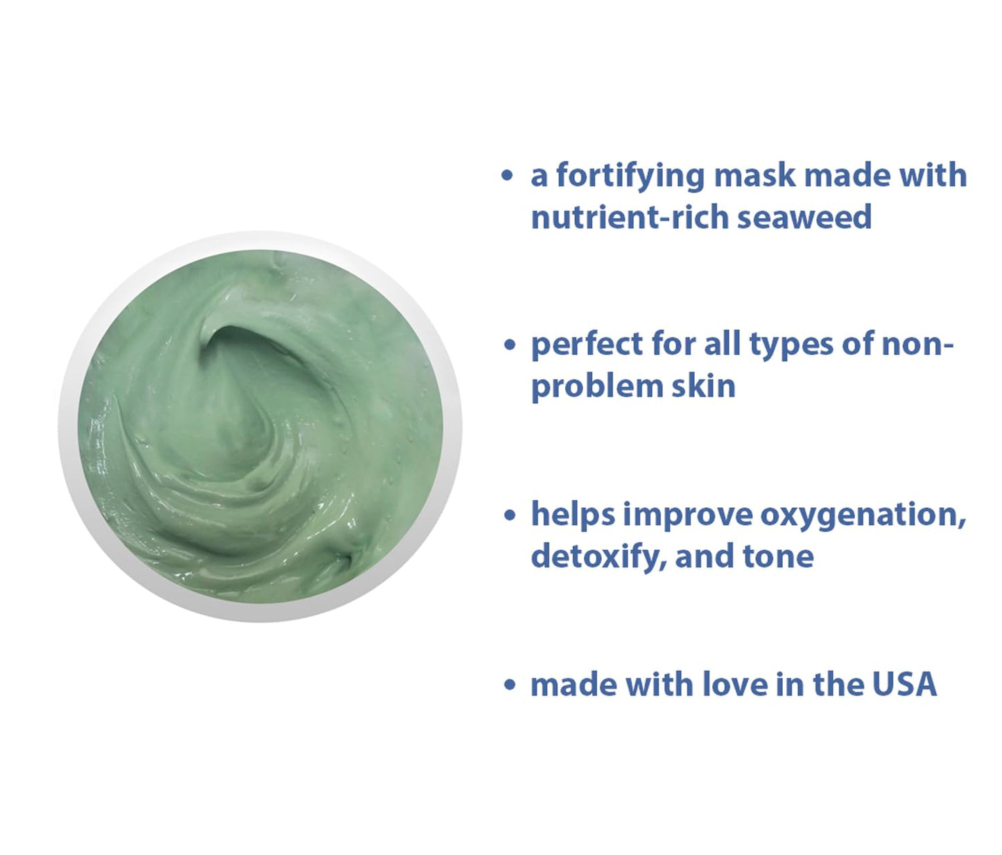 Raya Seaweed Masque (609) | Hydrating and Fortifying Facial Treatment Mask for All Non-Problem Skin | Made with Vitamins and Minerals