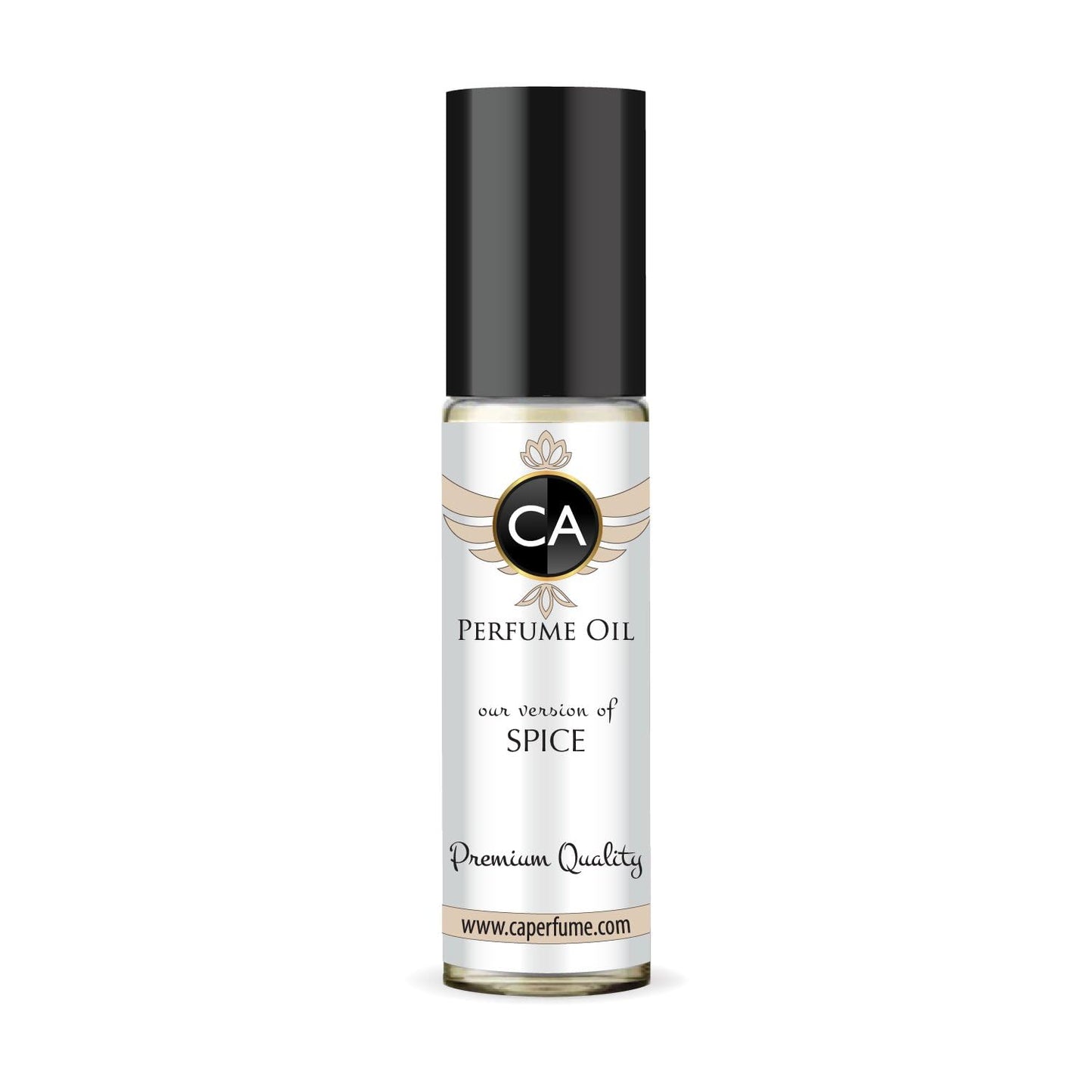 CA Perfume Originals Spice Unisex Fragrance Oil Spicy Scent Long Lasting Perfumes for Women & Men Travel Size TSA Ready Mini Parfum Body Oil Roll-on 0.33 Fl Oz 10ml
