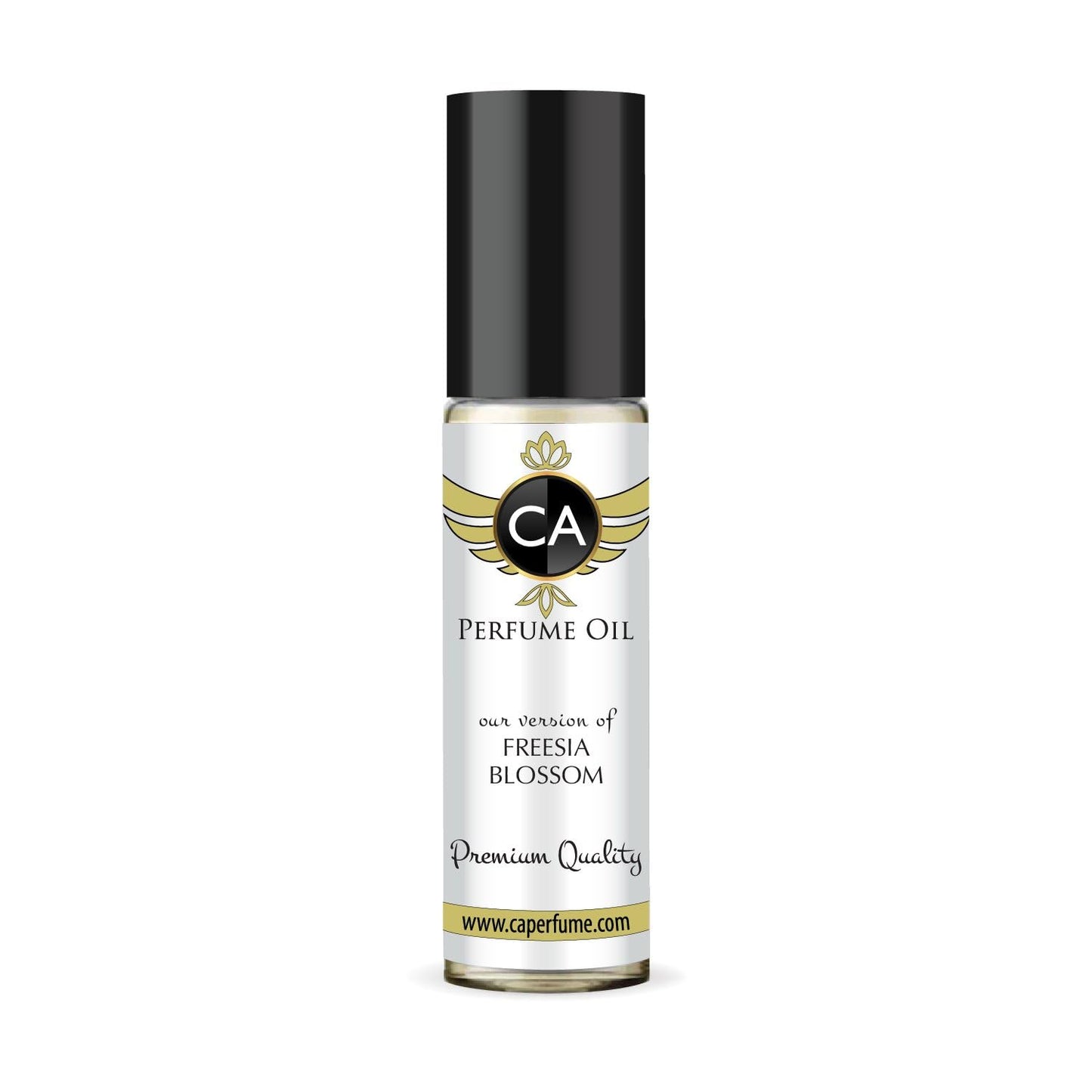 CA Perfume Originals Freesia Blossom Unisex Fragrance Oil Floral Scent Long Lasting Perfumes for Women & Men Travel Size TSA Ready Mini Parfum Body Oil Roll-on 0.33 Fl Oz 10ml