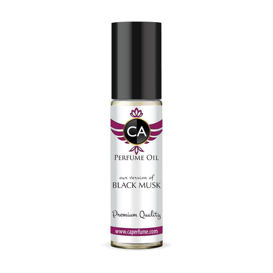 CA Perfume Impression of Black Musk for Women Fragrance Oil Woody Floral Musk Scent Long Lasting Perfumes for Women Travel Size TSA Ready Mini Parfum Body Oil Roll-on 0.33 Fl Oz 10ml