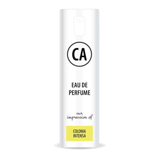 CA Perfume Impression of Colonia Intensa for Men Eau De Parfum Woody Scent Long Lasting Cologne for Men Travel Size TSA Ready for Day and Night Wear 0.33 Fl Oz 10ml