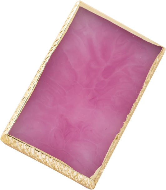 Resin Nail Art Palette Nail Polish Palette Nail Palette Nail Pallet for Nail Art (Purple)