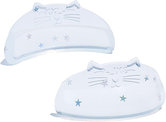 Libeauty Premium Lash Lift Rods, Eyelash Lift Shields 7 Sizes, Reusable Silicone Pads for Eyelash Curling & Lifting, C-Curl White Cat Shape