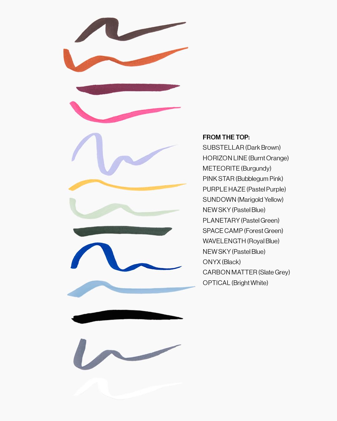 MAKE Beauty Liquid Line Waterproof Liquid Eyeliner Pen. Smudge-Proof Felt Tip for Precise Application of Lines, Wings, and Graphics. Long Lasting Eye Liner - Shade, Optical. White Eyeliner