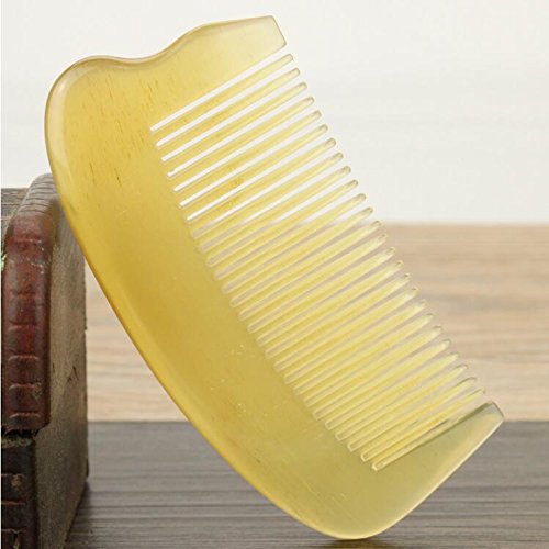 100% Handmade Premium Quality Anti Static Natural Sheep Horn Comb Pocket Comb Without Handle- Professional Detangling Massage Comb (Mini Size)