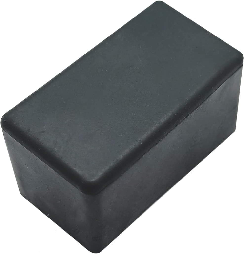 10 Pack Strut Channel Cap, 1-5/8" x 7/8" Plastic Black Short End Cap for 13/16" & 7/8" Tall Strut Channel End Cover