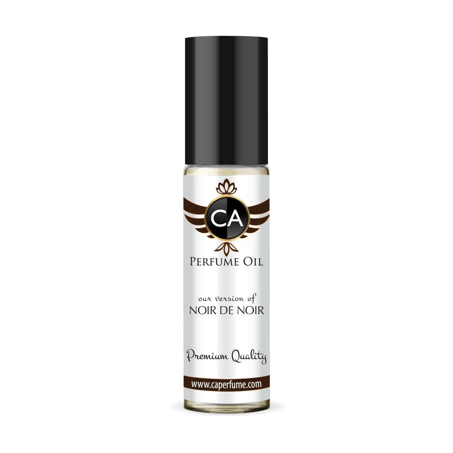 CA Perfume Impression of Noir De Noir Unisex Eau De Parfum Chypre Scent Long Lasting Unisex Fragrance Travel Size TSA Ready for Day and Night Wear 0.33 Fl Oz 10ml
