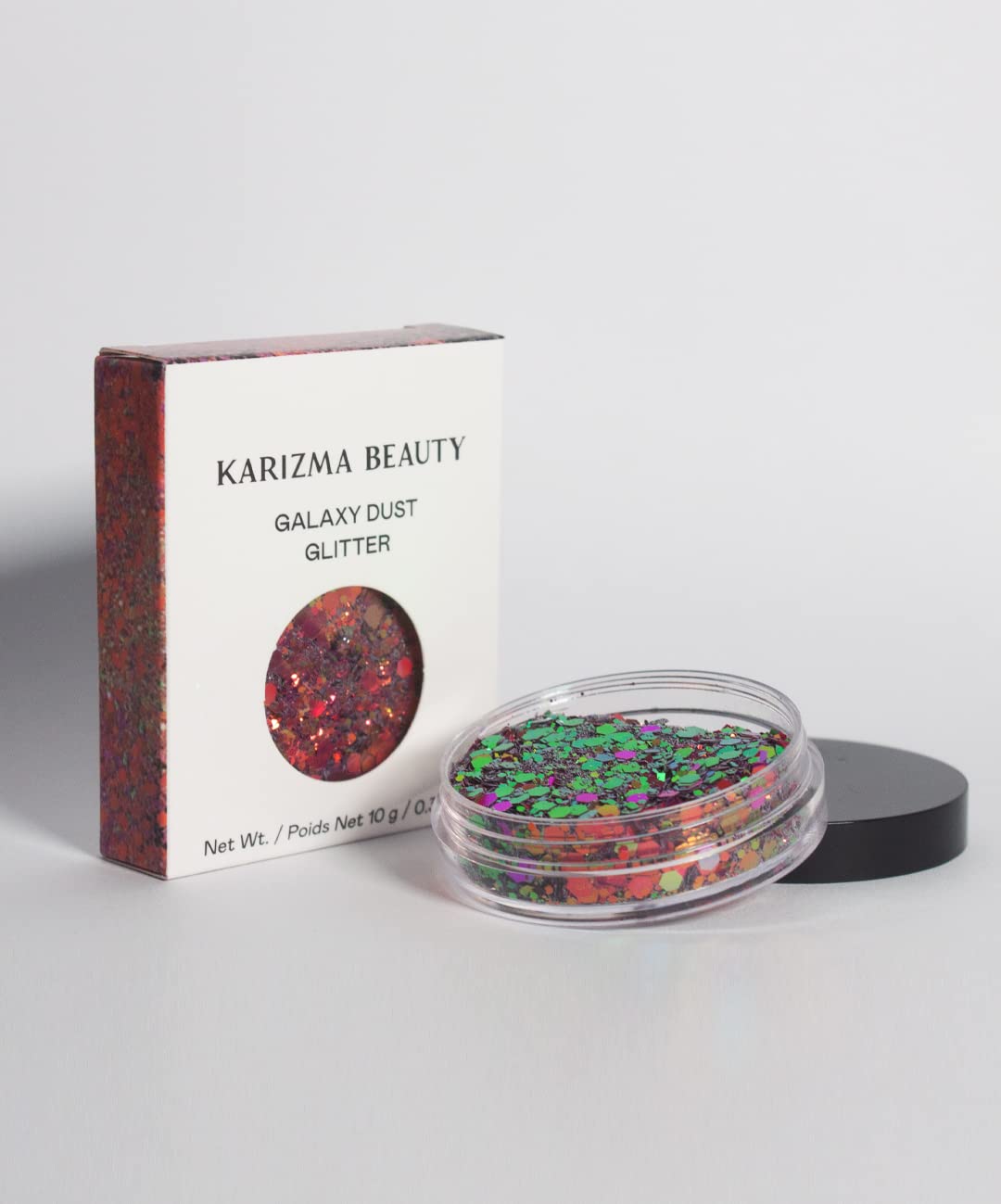 KARIZMA Galaxy Dust Body Glitter. 10g Chunky Face, Hair, Eye and Body for Women. Rave, Festival Accessories, Cosmetic Makeup. Loose Glitter Set