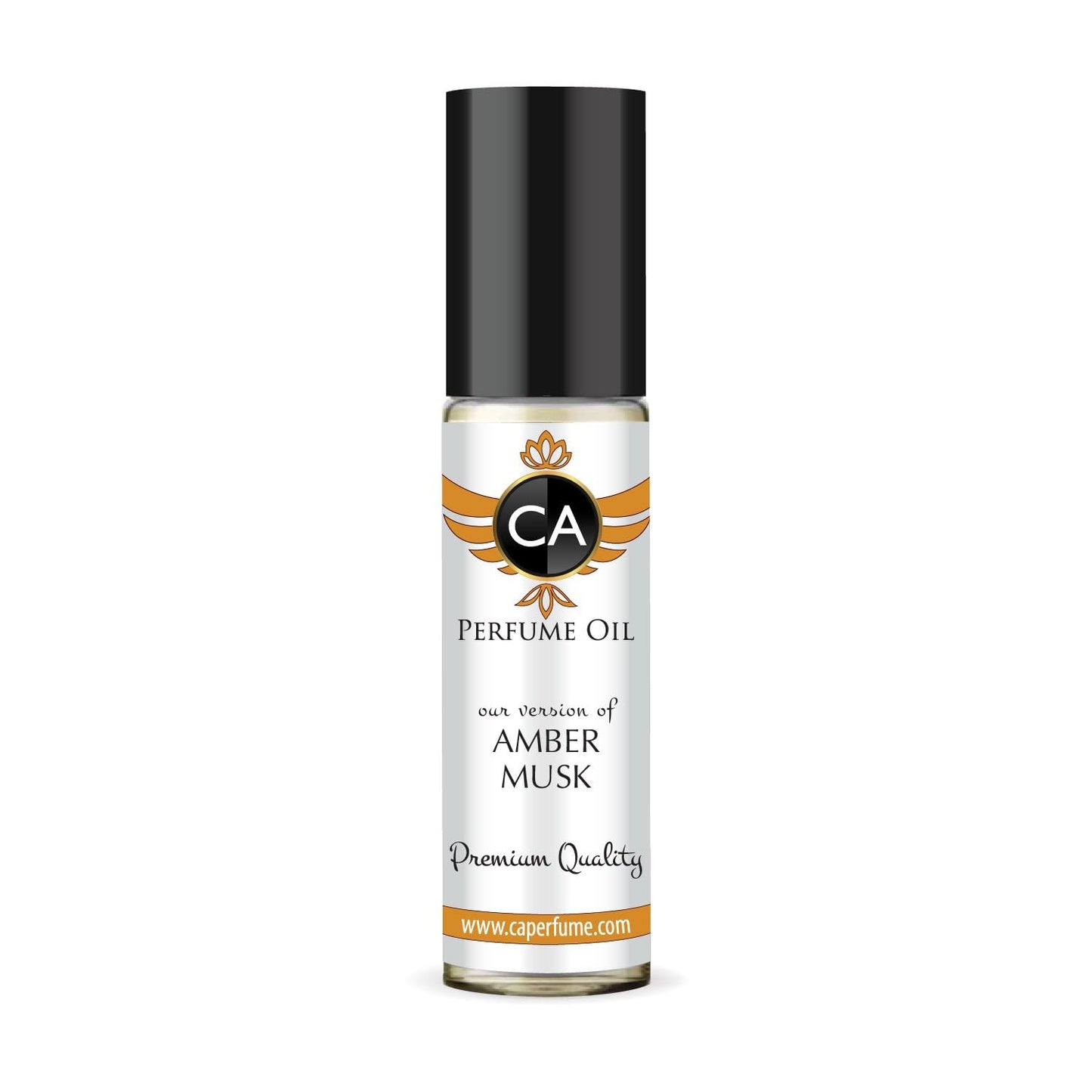 CA Perfume Impression of Amber Musk Unisex Fragrance Oil Amber Scent Long Lasting Perfumes for Women & Men Travel Size TSA Ready Mini Parfum Body Oil Roll-on 0.33 Fl Oz 10ml