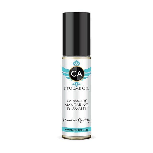 CA Perfume Impression of Mandarino Di Amalfi Unisex Eau De Parfum Citrus Aromatic Scent Long Lasting Unisex Fragrance Travel Size TSA Ready for Day and Night Wear 0.33 Fl Oz 10ml