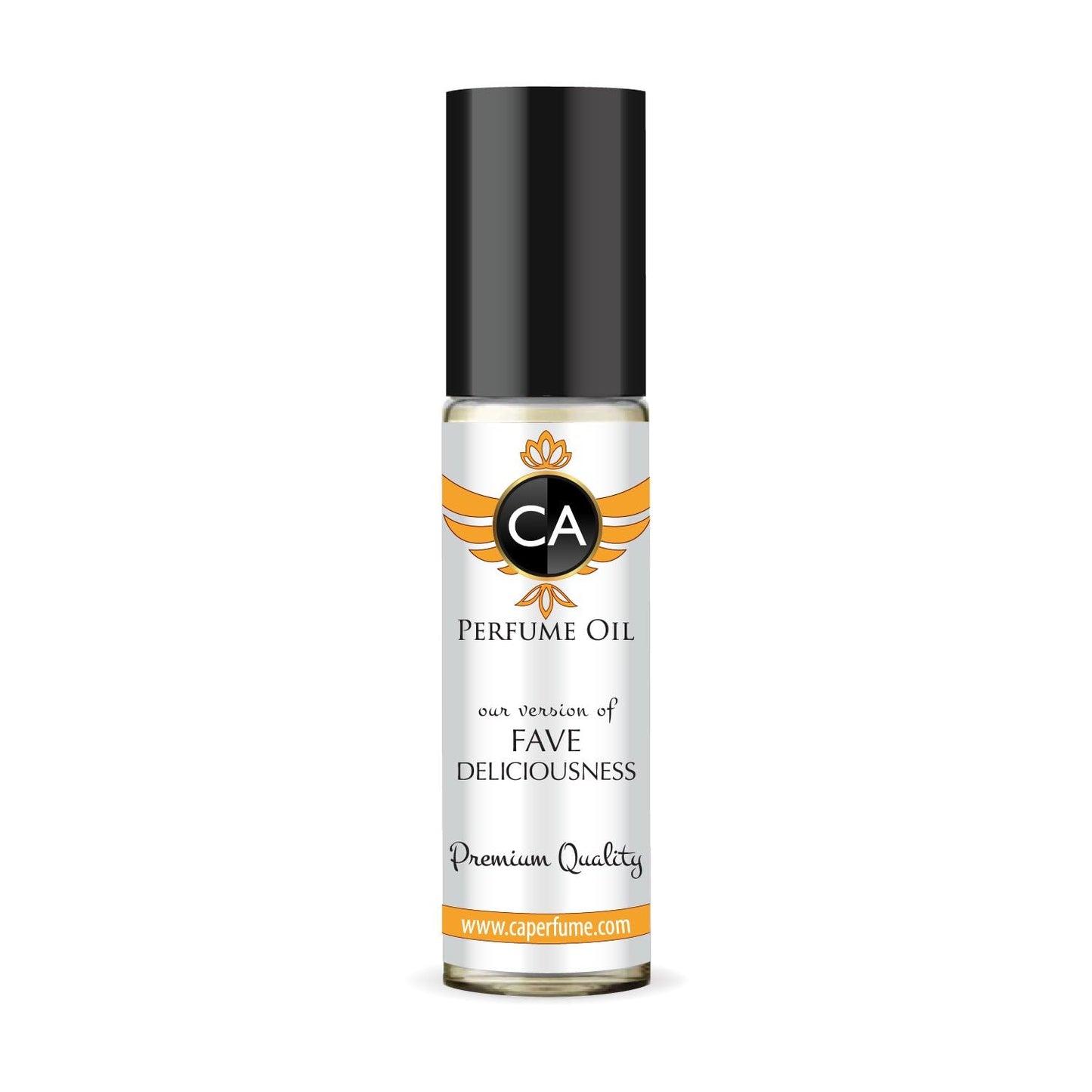 CA Perfume Impression of Fave Deliciousness Unisex Fragrance Oil Amber Vanilla Scent Long Lasting Perfumes for Women & Men Travel Size TSA Ready Mini Parfum Body Oil Roll-on 0.33 Fl Oz 10ml