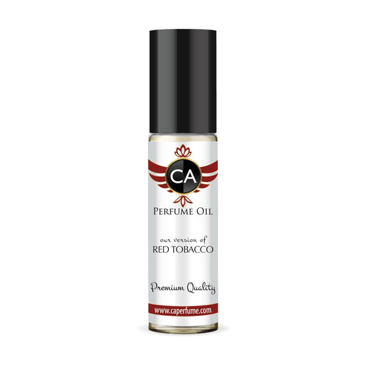 CA Perfume Impression of Red Tobacco Unisex Eau De Parfum Woody Spicy Scent Long Lasting Unisex Fragrance Travel Size TSA Ready for Day and Night Wear 0.33 Fl Oz 10ml