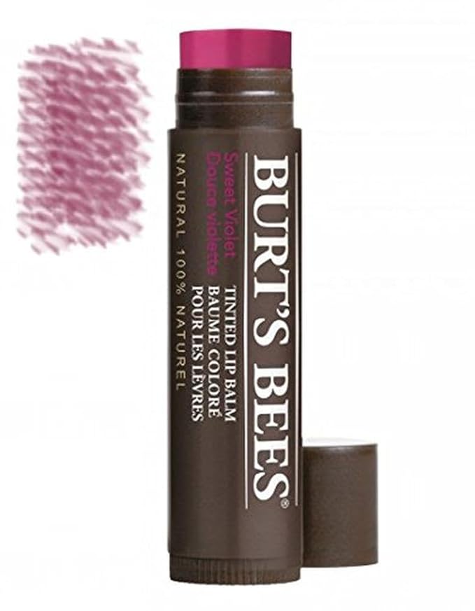 Burt's Bees Tinted Lip Balm, Sweet Violet, 1 Count