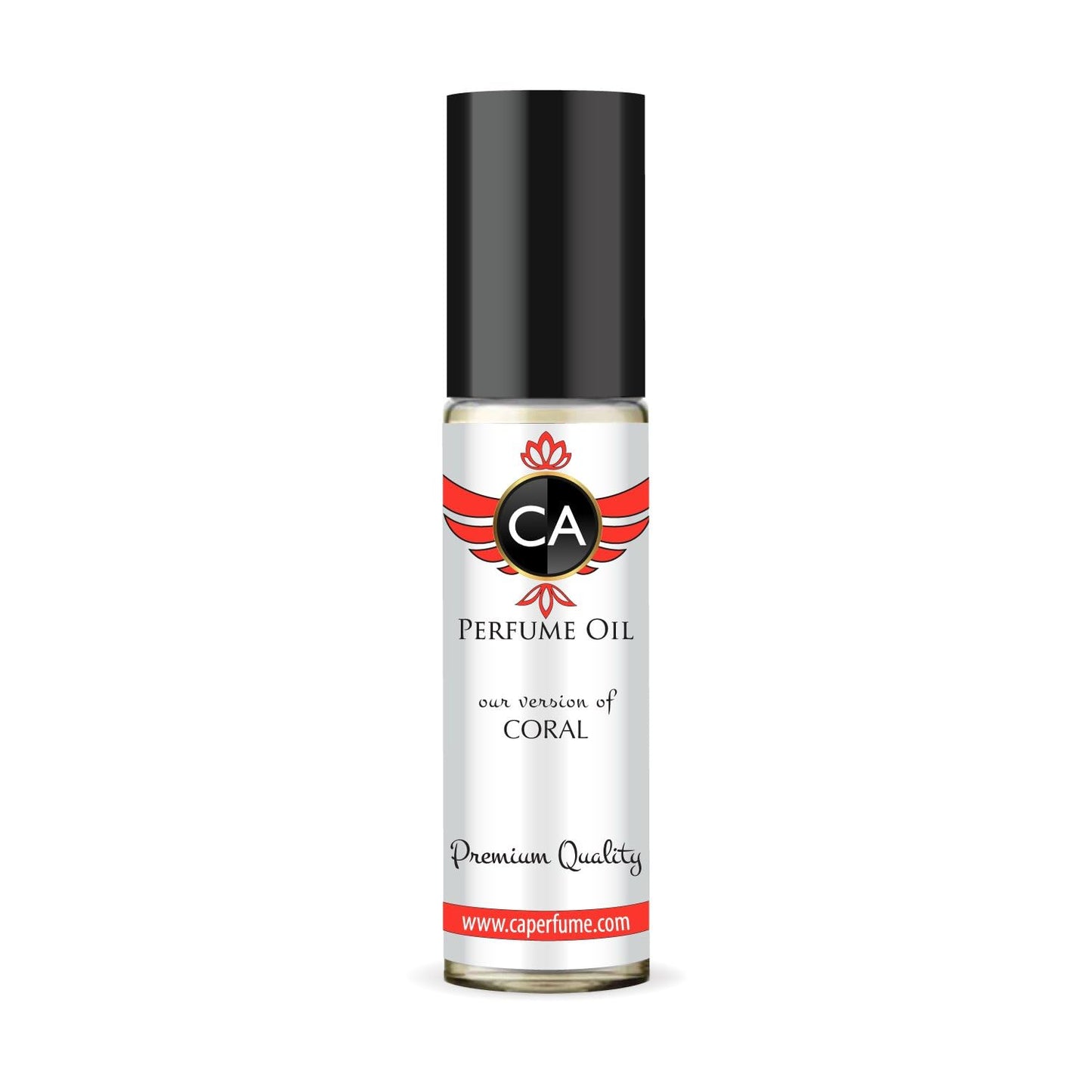 CA Perfume Impression of Coral for Women Fragrance Oil Floral Fruity Scent Long Lasting Perfumes for Women Travel Size TSA Ready Mini Parfum Body Oil Roll-on 0.33 Fl Oz 10ml