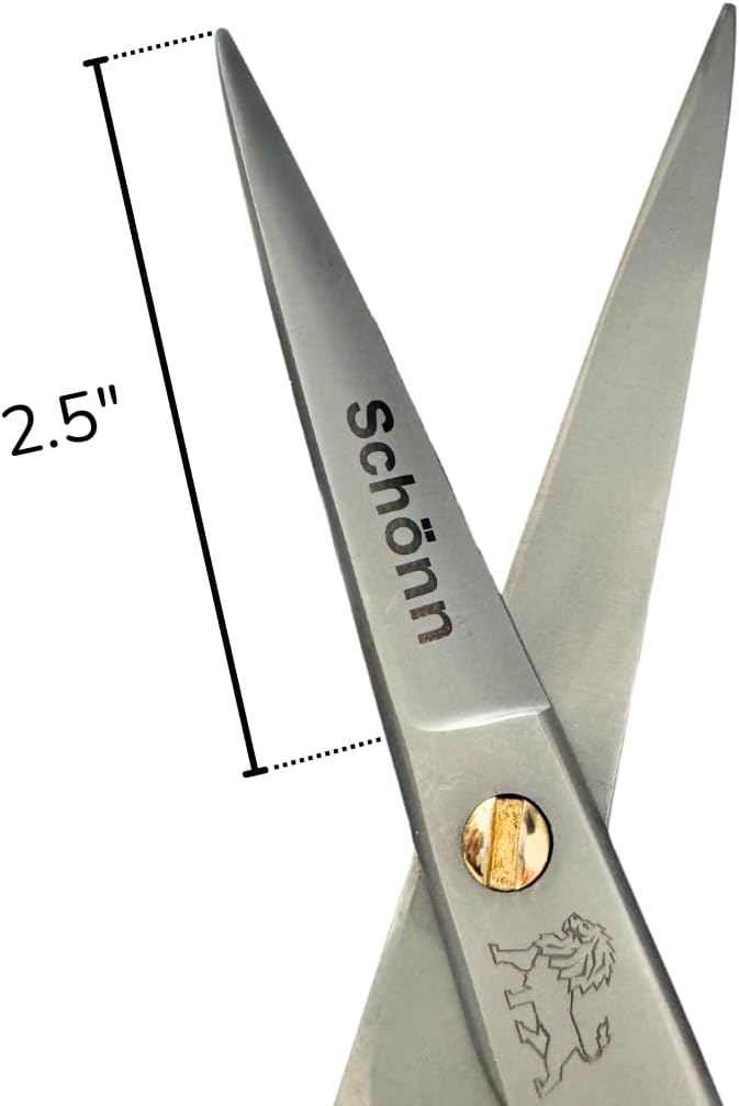 Hair Cutting Scissors, Schönn Hair Scissor, Professional 6.0 inch Right-Handed Barber Shears - German Stainless Steel, Hand Sharpened (6.0 Inches)
