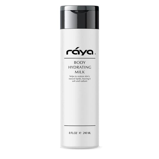 Raya Body Hydrating Milk 8 oz (S-102) | Hydrating, Moisturizing, and Restorative Body Lotion | Rich in Natural Oils, Butters, and Vitamins | Calms and Softens