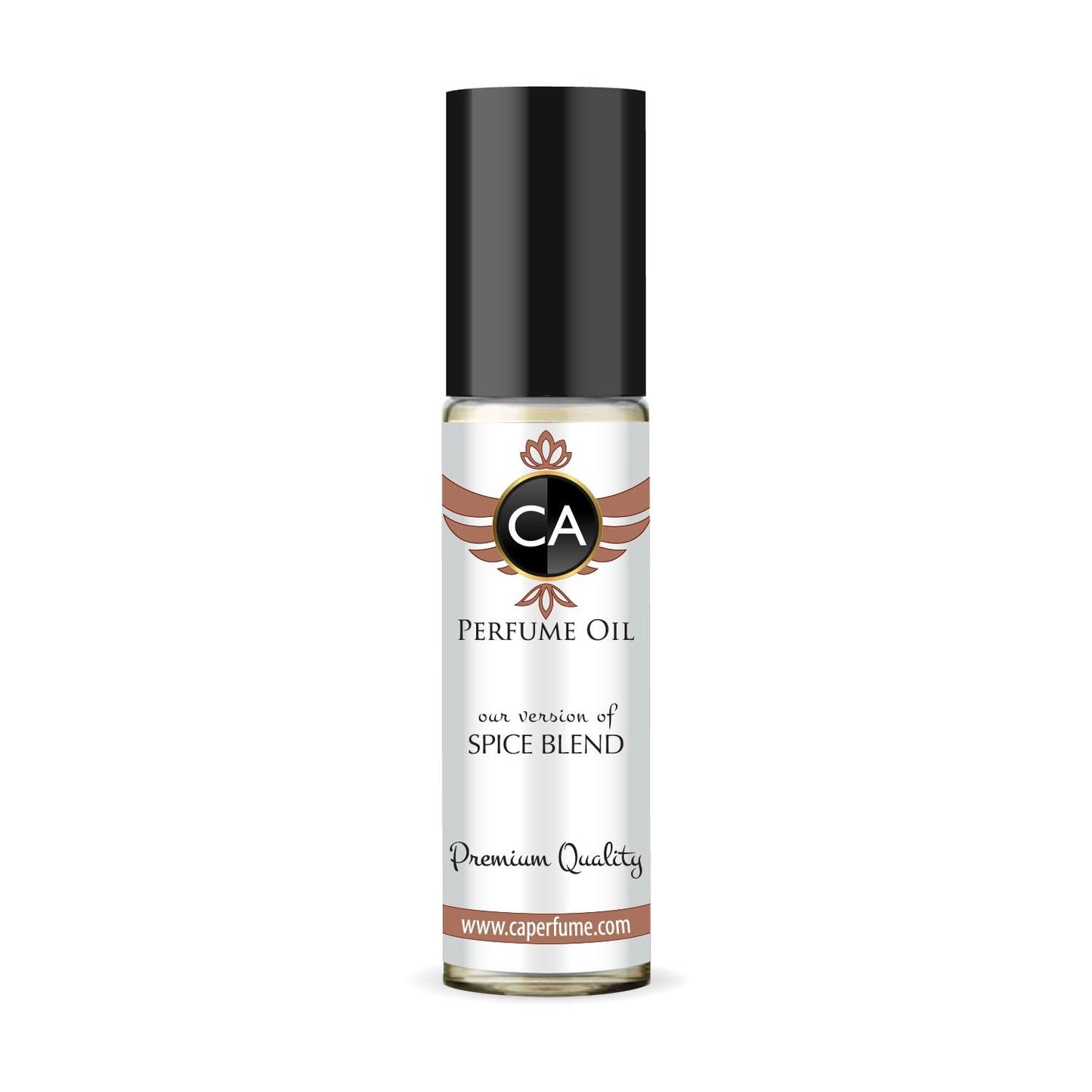 CA Perfume Impression of Spice Blend Unisex Eau De Parfum Amber Spicy Scent Long Lasting Unisex Fragrance Travel Size TSA Ready for Day and Night Wear 0.33 Fl Oz 10ml