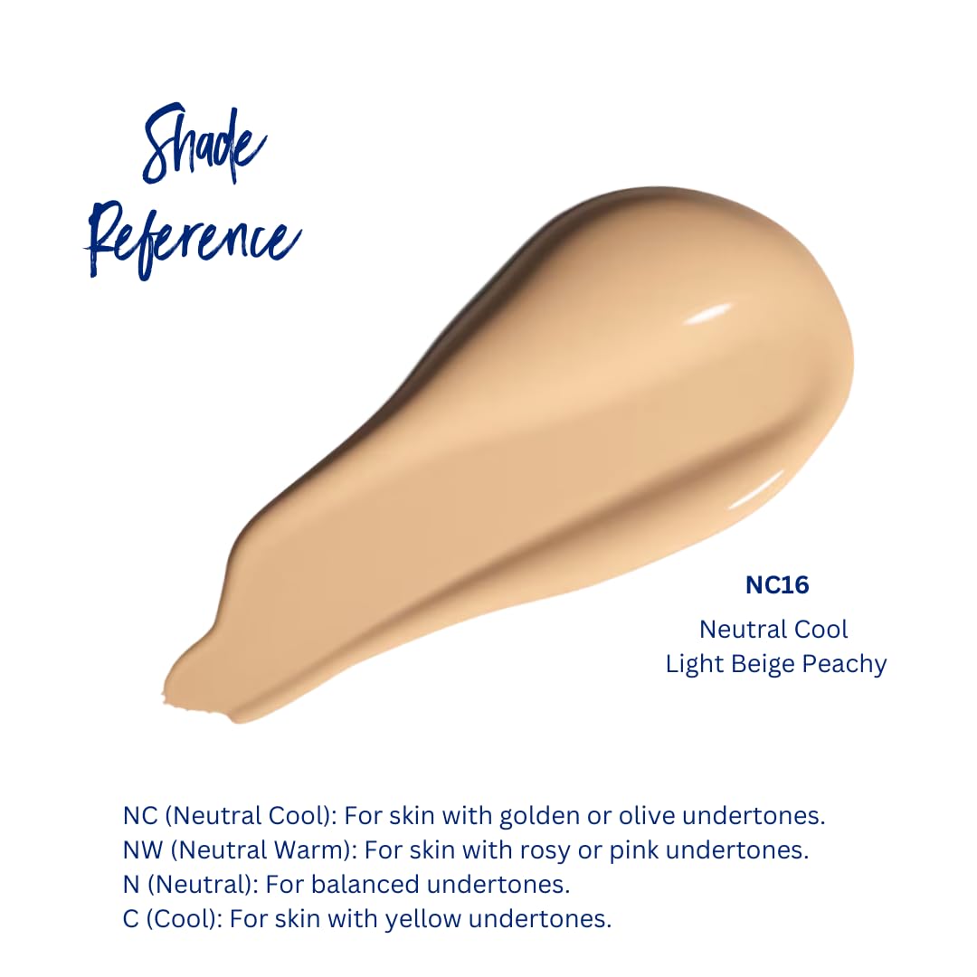 Best Bronze Bombshell Body Makeup - Tattoo Cover Up Makeup & Body Foundation Waterproof - Tattoo Concealer Waterproof for Scars, Varicose Veins Cover Up & Leg Foundation (NC16 Light Beige Peach)