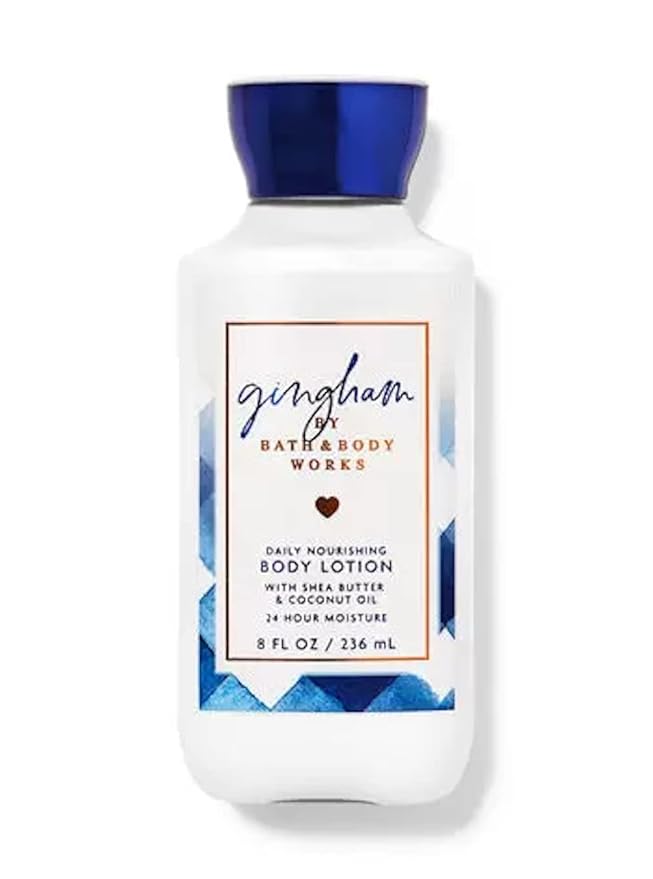 Bath & Body Works Bath and Body Works Gingham Super Smooth Lotion Sets Gift For Women 8 Oz (Gingham) 4 Fl Oz (Pack of 2)