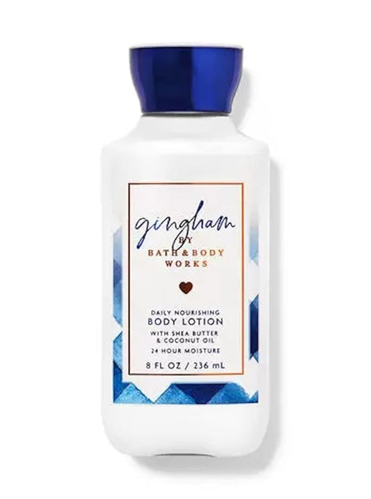 Bath & Body Works Bath and Body Works Gingham Super Smooth Lotion Sets Gift For Women 8 Oz (Gingham) 4 Fl Oz (Pack of 2)