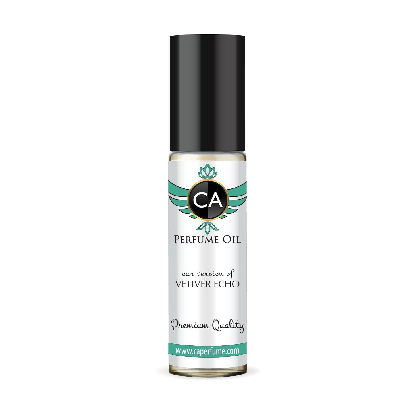 CA Perfume Originals Vetiver Echo Unisex Fragrance Oil Woody Scent Long Lasting Perfumes for Women & Men Travel Size TSA Ready Mini Parfum Body Oil Roll-on 0.33 Fl Oz 10ml