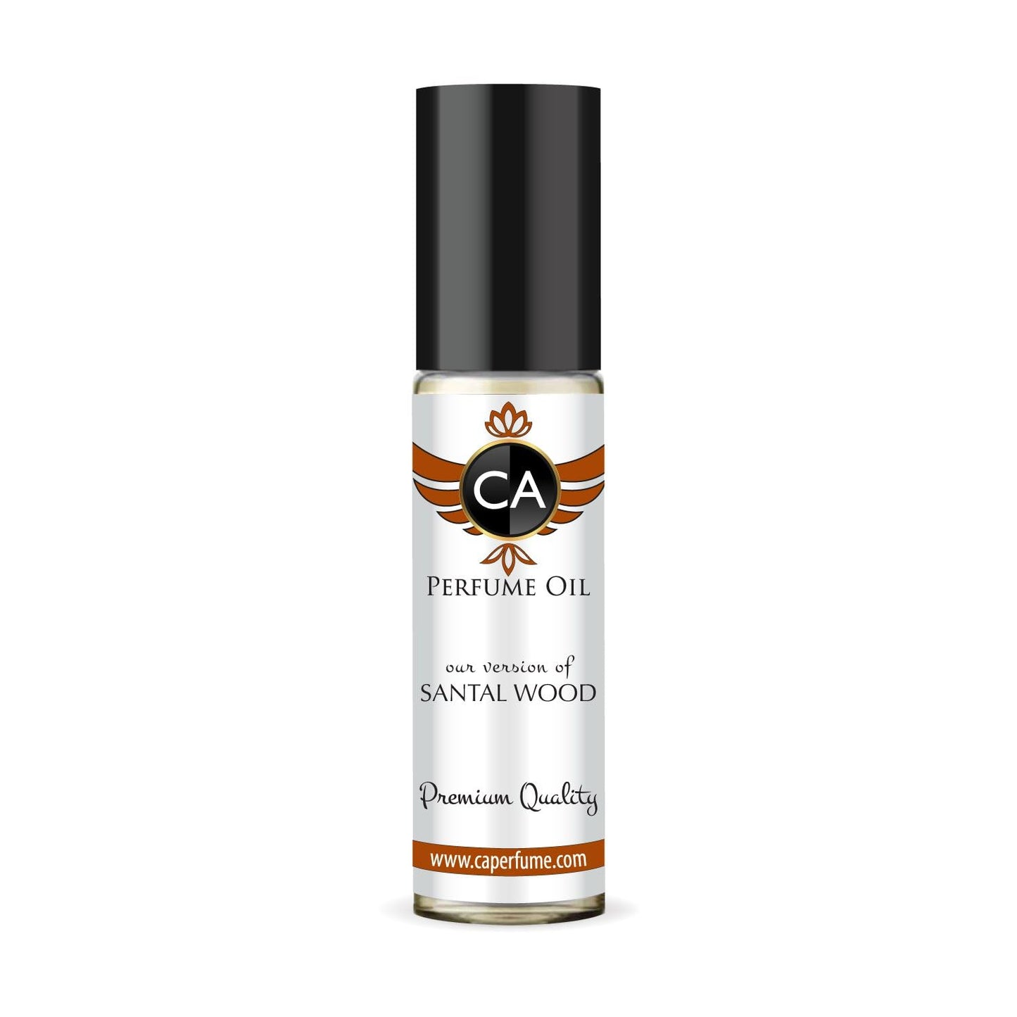 CA Perfume Impression of Santal Wood Unisex Fragrance Oil Amber Woody Scent Long Lasting Perfumes for Women & Men Travel Size TSA Ready Mini Parfum Body Oil Roll-on 0.33 Fl Oz 10ml