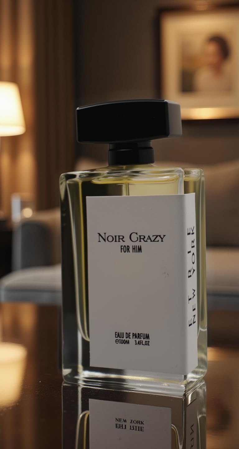 Noir Crazy, Bold Luxury Fragrance with Citrus, Woods, Amber, 2023 Edition